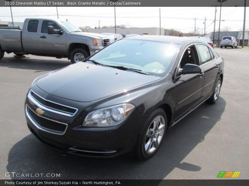 Black Granite Metallic / Cocoa/Cashmere 2010 Chevrolet Malibu LT Sedan