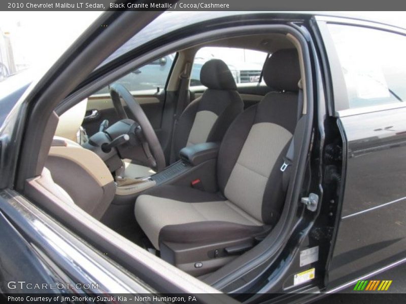 Black Granite Metallic / Cocoa/Cashmere 2010 Chevrolet Malibu LT Sedan