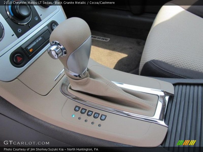 Black Granite Metallic / Cocoa/Cashmere 2010 Chevrolet Malibu LT Sedan