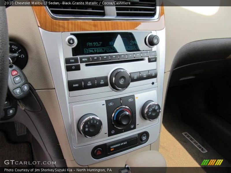 Black Granite Metallic / Cocoa/Cashmere 2010 Chevrolet Malibu LT Sedan