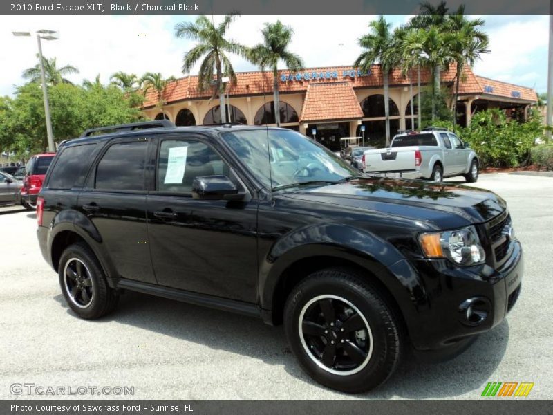 Black / Charcoal Black 2010 Ford Escape XLT