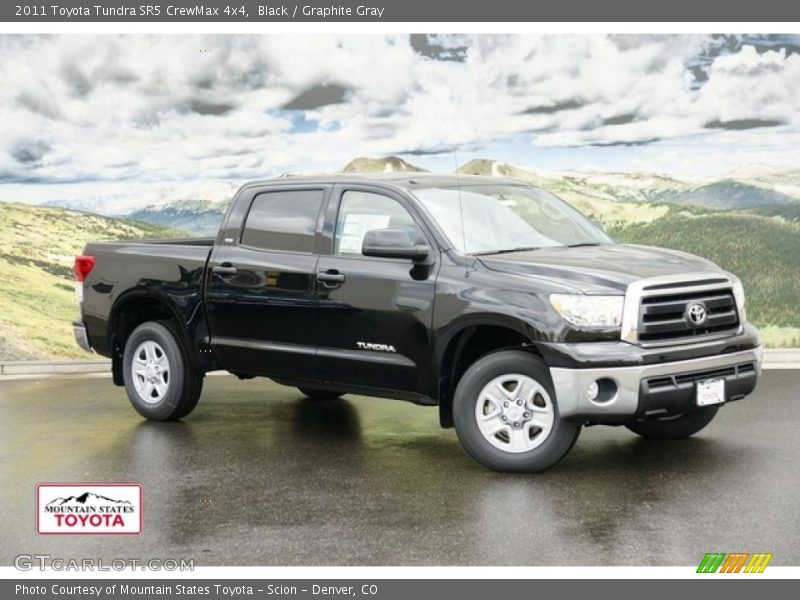 Black / Graphite Gray 2011 Toyota Tundra SR5 CrewMax 4x4