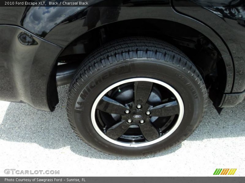 Black / Charcoal Black 2010 Ford Escape XLT