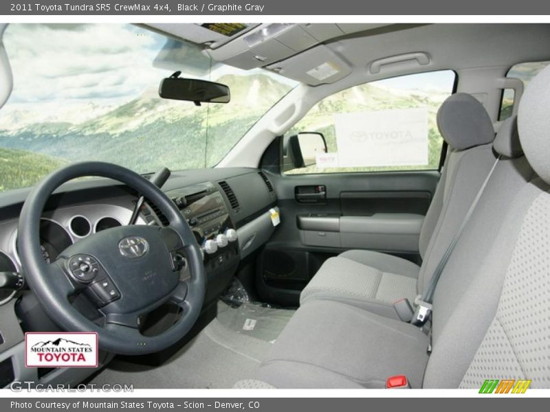 Black / Graphite Gray 2011 Toyota Tundra SR5 CrewMax 4x4