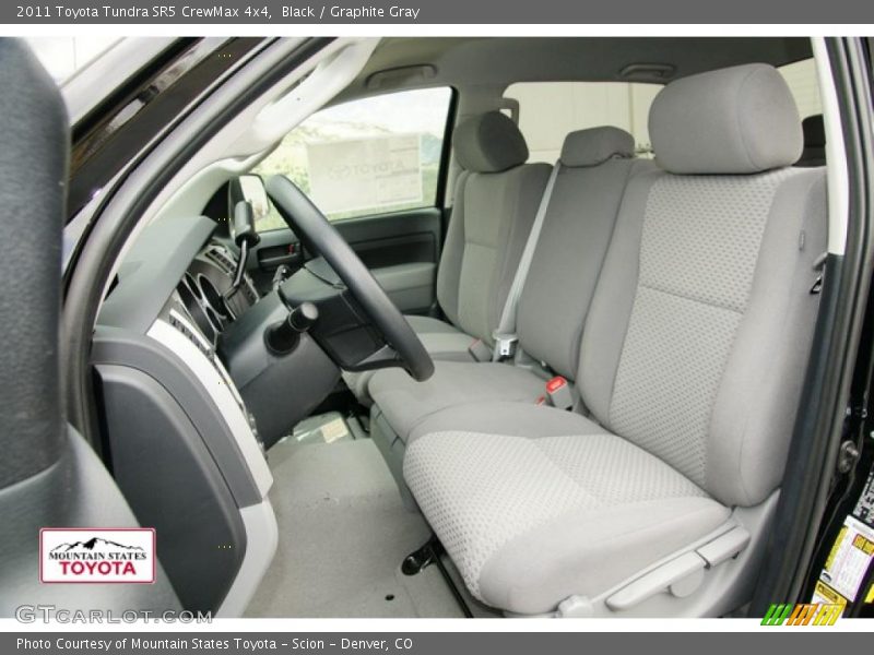 Black / Graphite Gray 2011 Toyota Tundra SR5 CrewMax 4x4