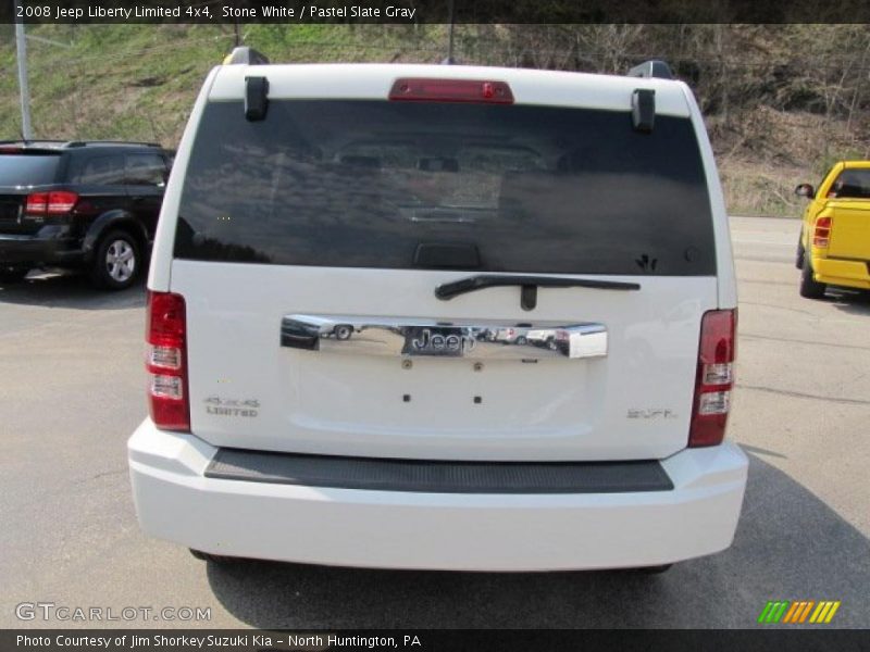 Stone White / Pastel Slate Gray 2008 Jeep Liberty Limited 4x4