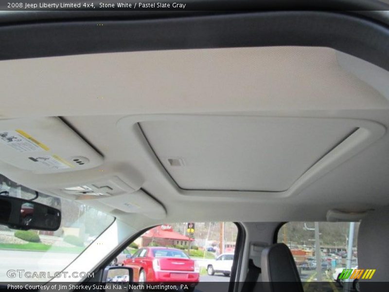 Stone White / Pastel Slate Gray 2008 Jeep Liberty Limited 4x4