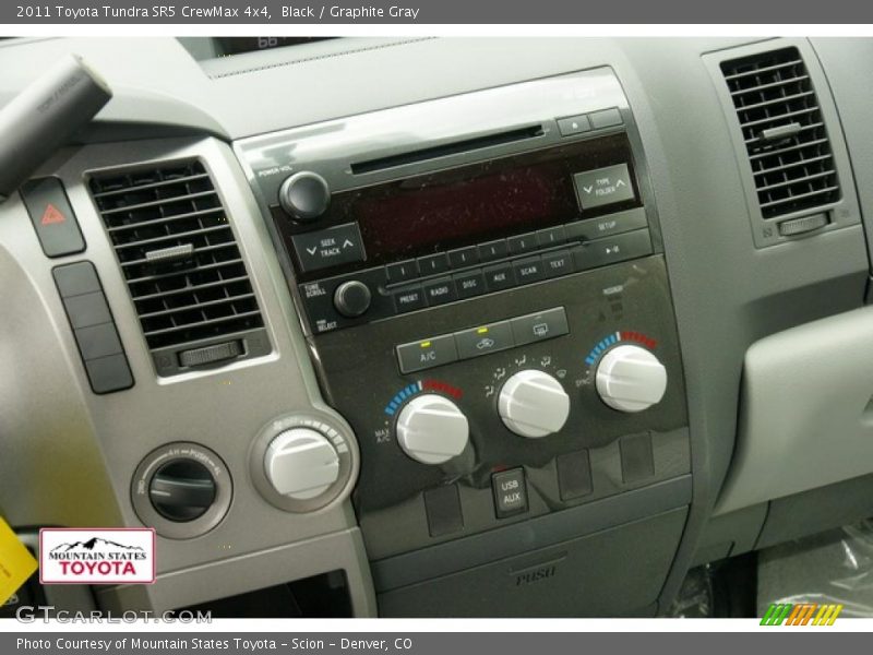 Black / Graphite Gray 2011 Toyota Tundra SR5 CrewMax 4x4