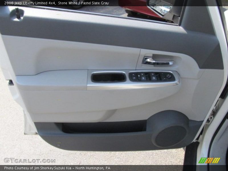Stone White / Pastel Slate Gray 2008 Jeep Liberty Limited 4x4