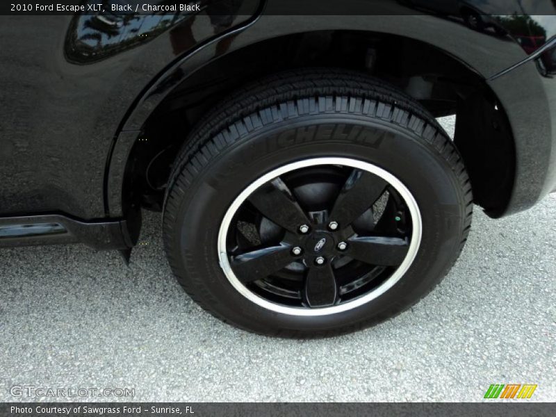 Black / Charcoal Black 2010 Ford Escape XLT
