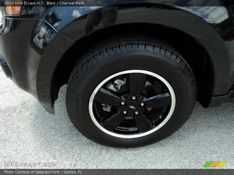 Black / Charcoal Black 2010 Ford Escape XLT