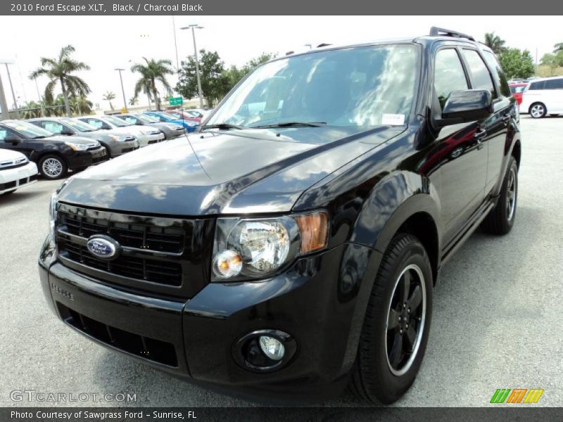 Black / Charcoal Black 2010 Ford Escape XLT