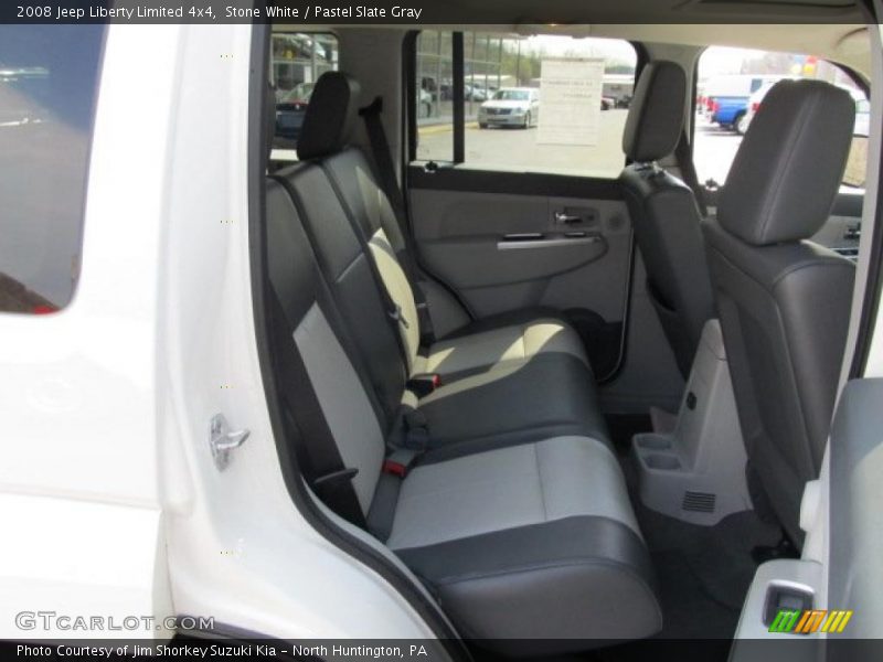 Stone White / Pastel Slate Gray 2008 Jeep Liberty Limited 4x4