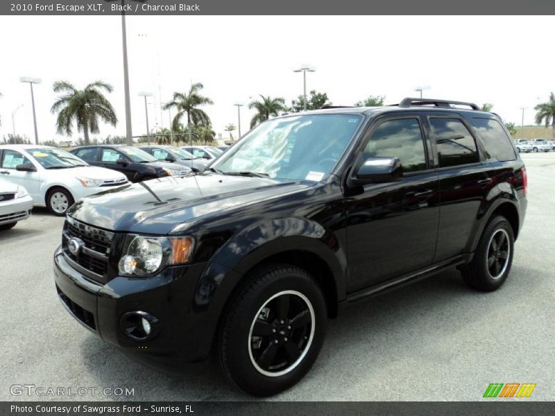 Black / Charcoal Black 2010 Ford Escape XLT