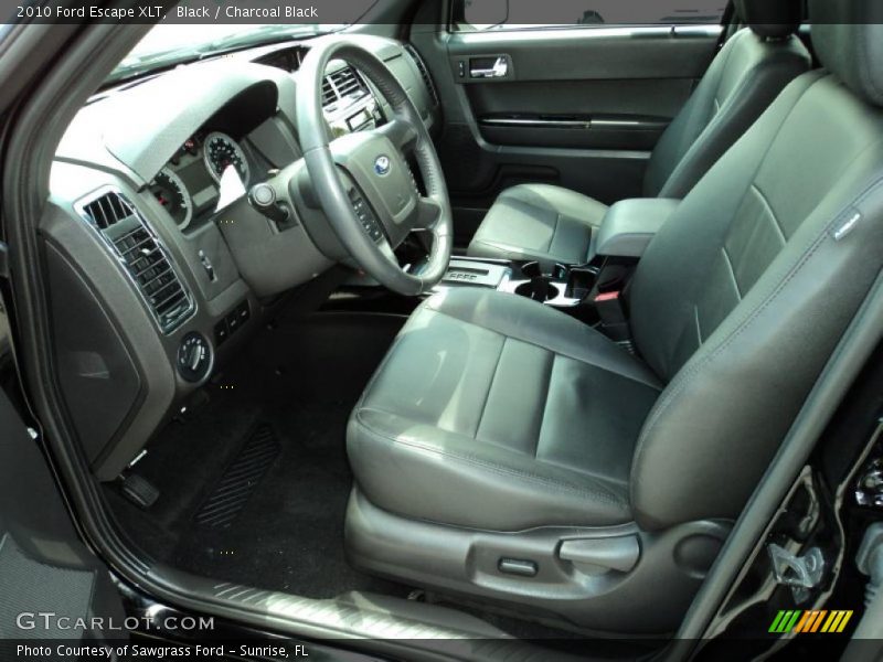 Black / Charcoal Black 2010 Ford Escape XLT