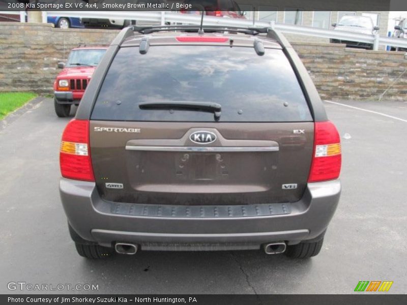 Smokey Brown Metallic / Beige 2008 Kia Sportage EX V6 4x4