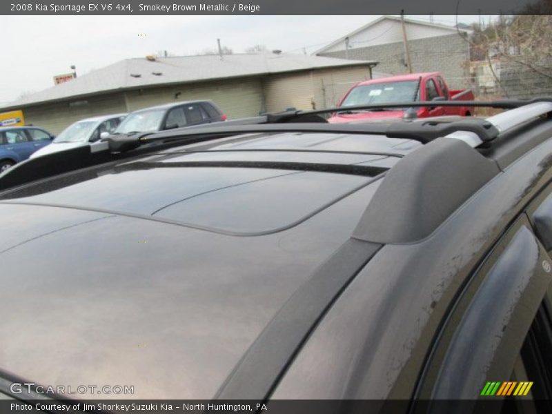 Smokey Brown Metallic / Beige 2008 Kia Sportage EX V6 4x4