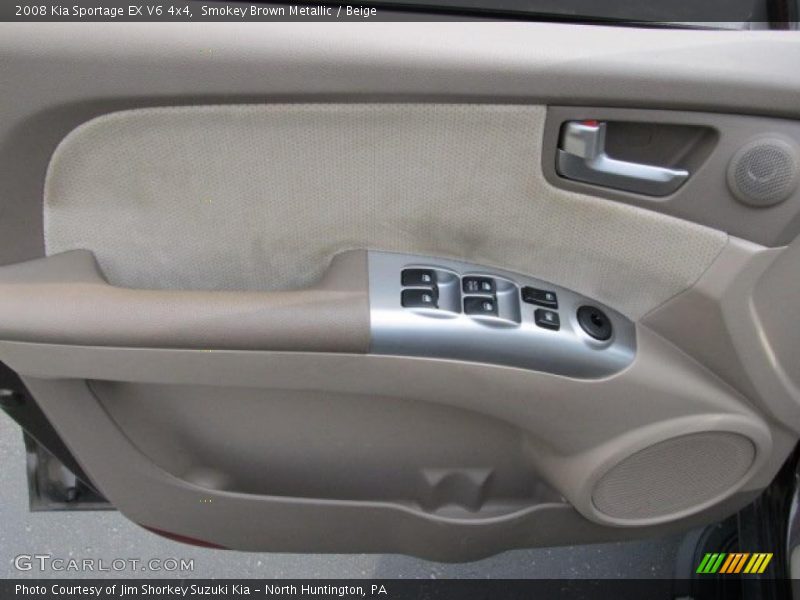 Smokey Brown Metallic / Beige 2008 Kia Sportage EX V6 4x4