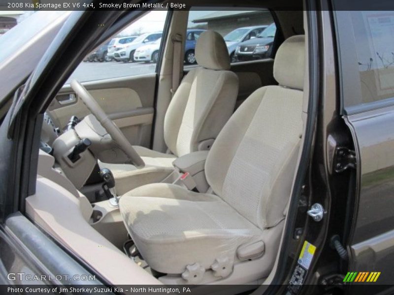 Smokey Brown Metallic / Beige 2008 Kia Sportage EX V6 4x4