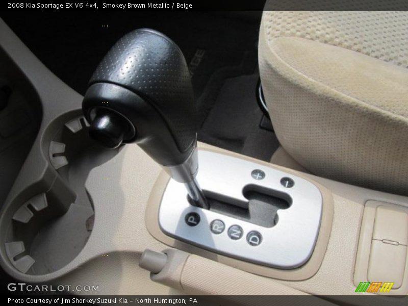 Smokey Brown Metallic / Beige 2008 Kia Sportage EX V6 4x4