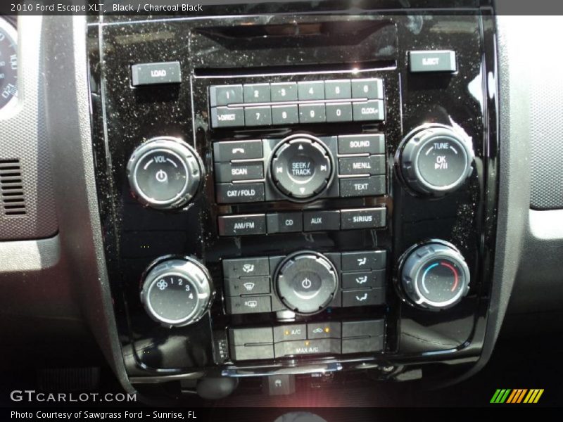 Black / Charcoal Black 2010 Ford Escape XLT