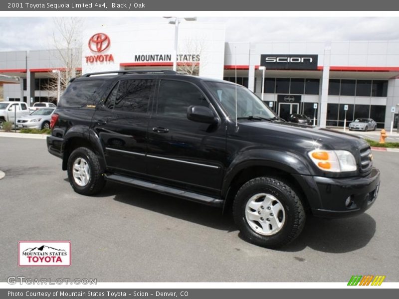 Black / Oak 2001 Toyota Sequoia Limited 4x4