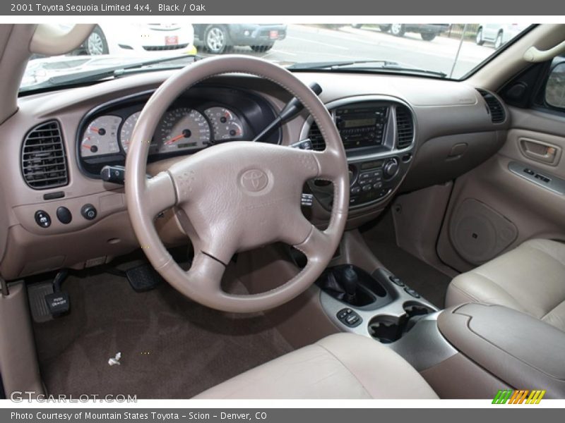 Black / Oak 2001 Toyota Sequoia Limited 4x4