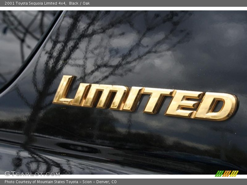Black / Oak 2001 Toyota Sequoia Limited 4x4