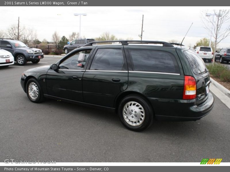Green / Tan 2001 Saturn L Series LW300 Wagon