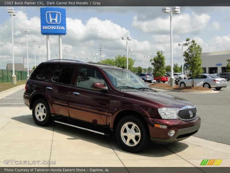 Dark Garnet Red Metallic / Gray 2007 Buick Rainier CXL