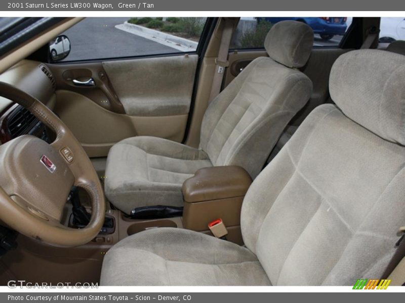 Green / Tan 2001 Saturn L Series LW300 Wagon