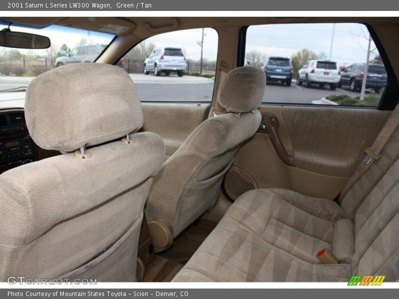 Green / Tan 2001 Saturn L Series LW300 Wagon