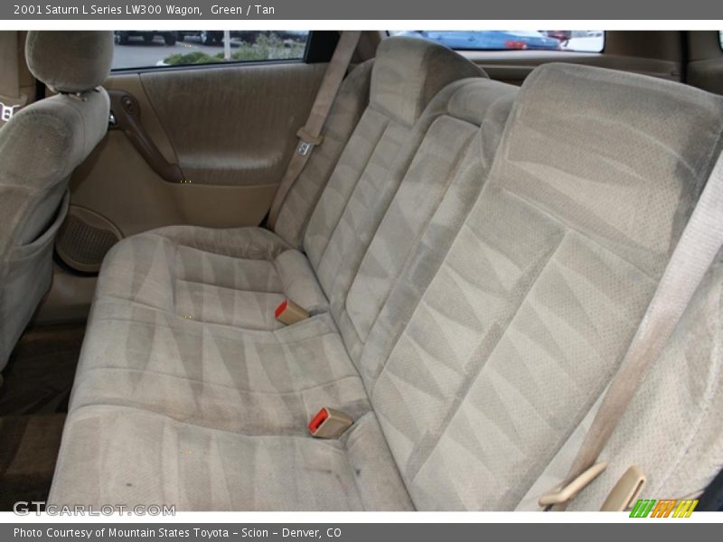 Green / Tan 2001 Saturn L Series LW300 Wagon