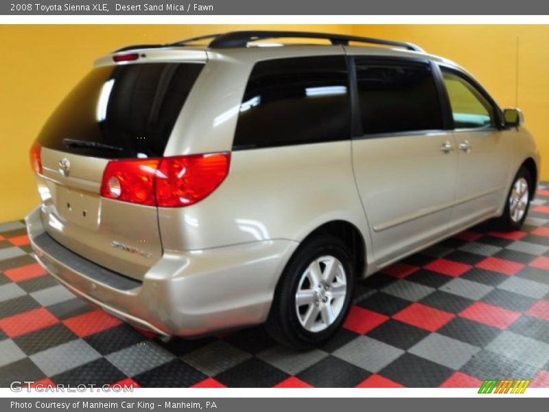 Desert Sand Mica / Fawn 2008 Toyota Sienna XLE