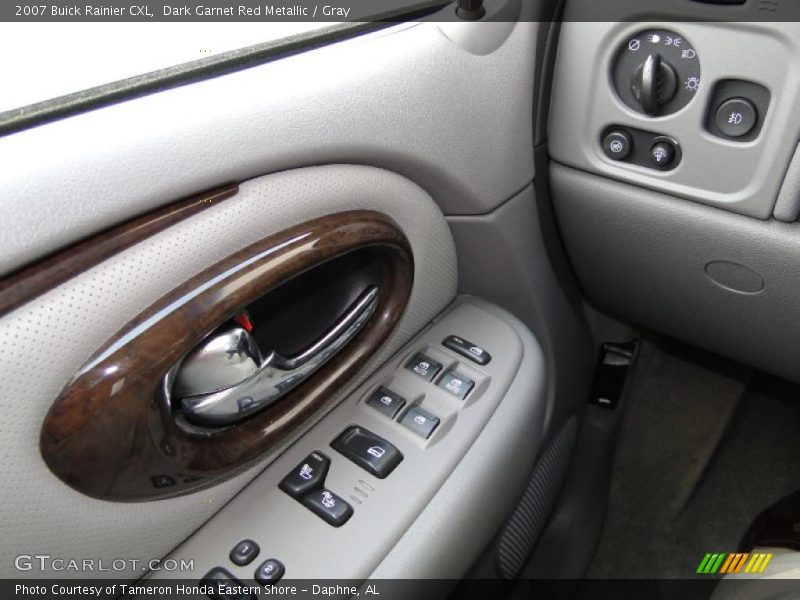 Dark Garnet Red Metallic / Gray 2007 Buick Rainier CXL
