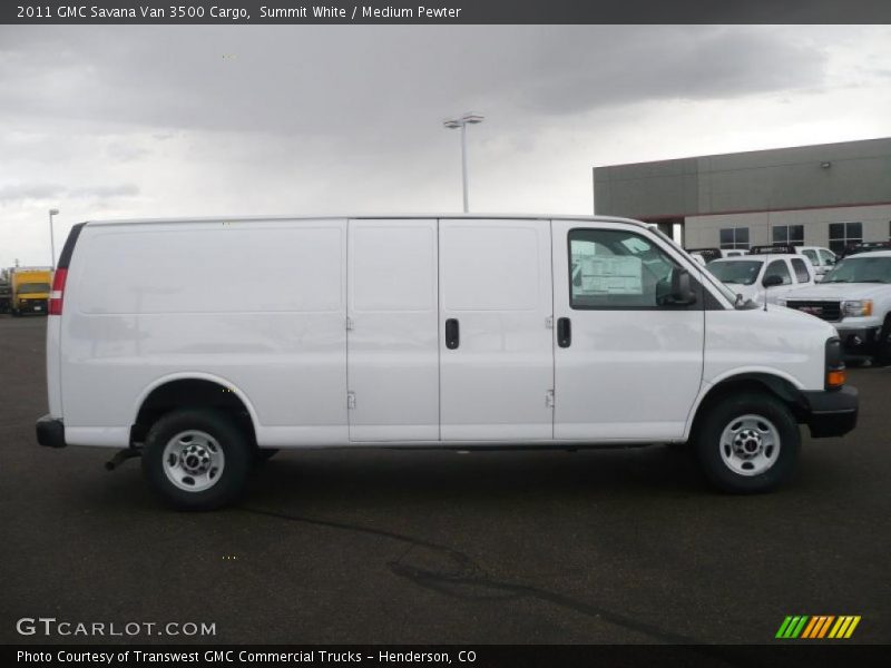 Summit White / Medium Pewter 2011 GMC Savana Van 3500 Cargo