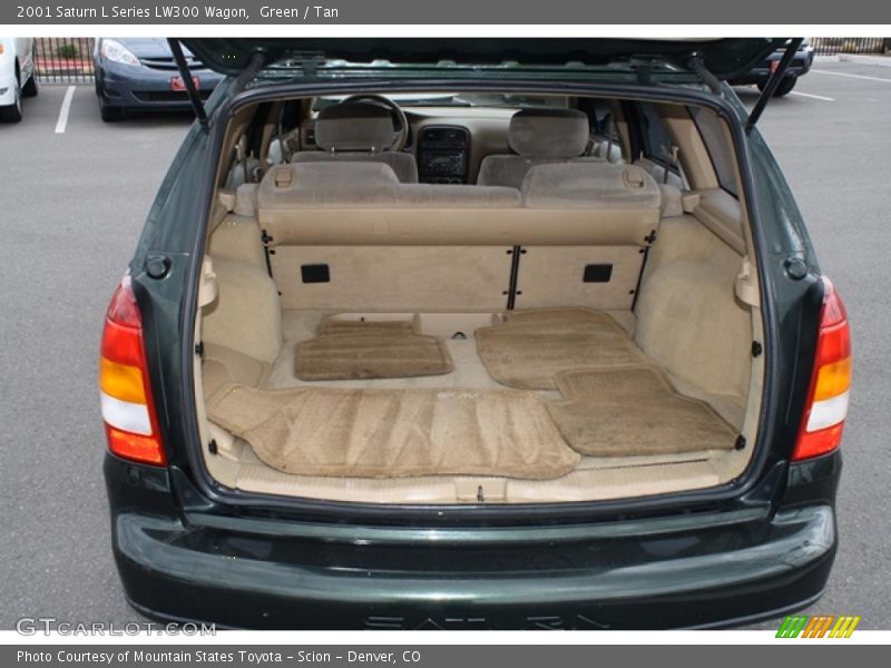 Green / Tan 2001 Saturn L Series LW300 Wagon