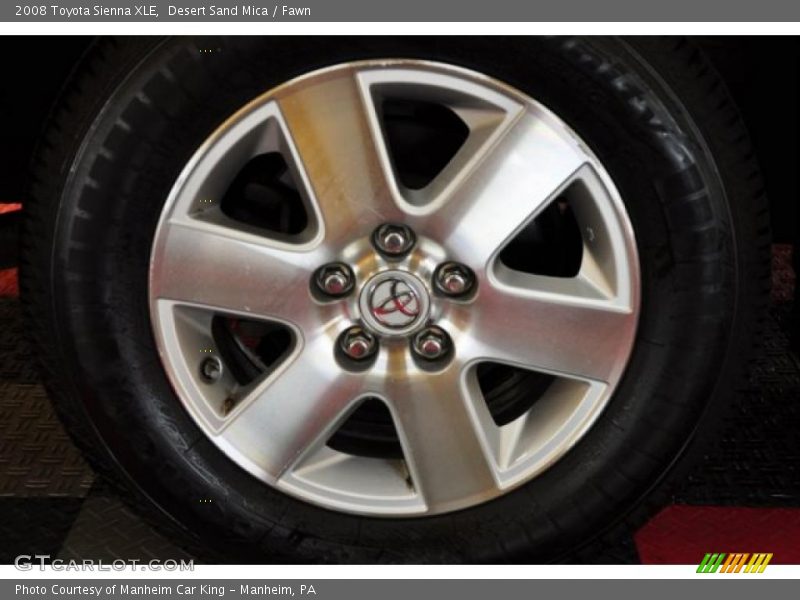 Desert Sand Mica / Fawn 2008 Toyota Sienna XLE