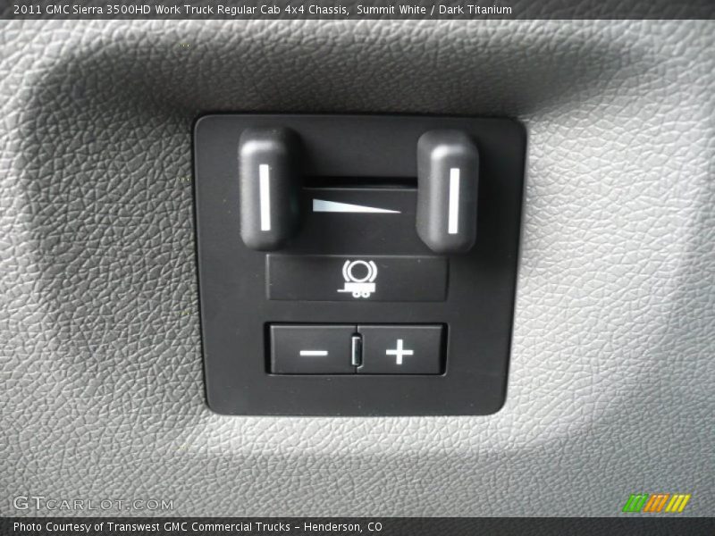 Summit White / Dark Titanium 2011 GMC Sierra 3500HD Work Truck Regular Cab 4x4 Chassis