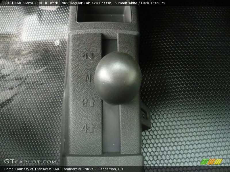 Summit White / Dark Titanium 2011 GMC Sierra 3500HD Work Truck Regular Cab 4x4 Chassis