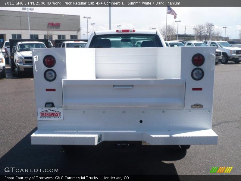 Summit White / Dark Titanium 2011 GMC Sierra 2500HD Work Truck Regular Cab 4x4 Commercial