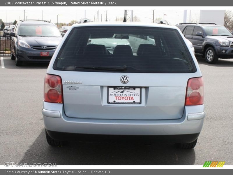 Reflex Silver Metallic / Black 2003 Volkswagen Passat GLS Wagon