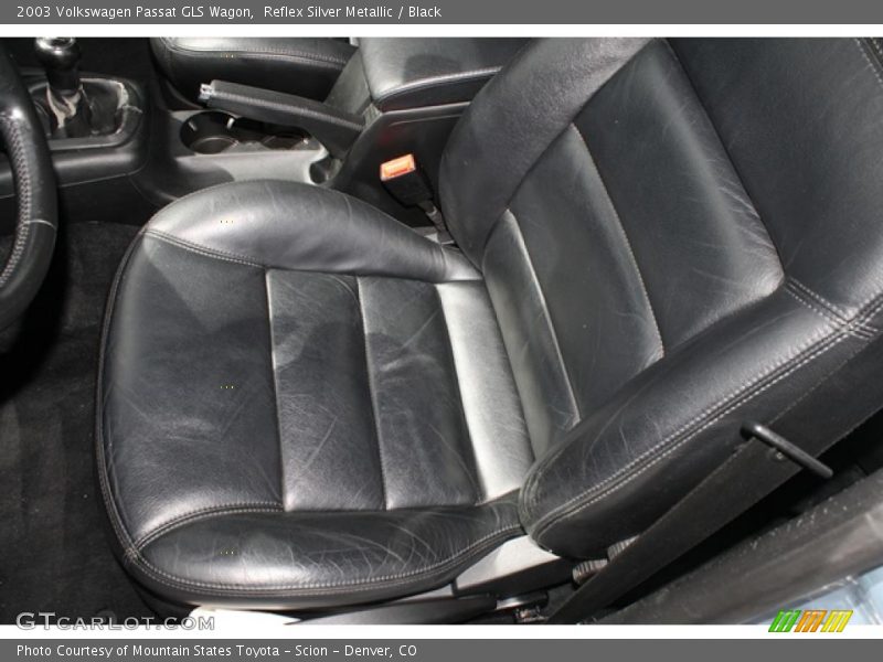 Reflex Silver Metallic / Black 2003 Volkswagen Passat GLS Wagon