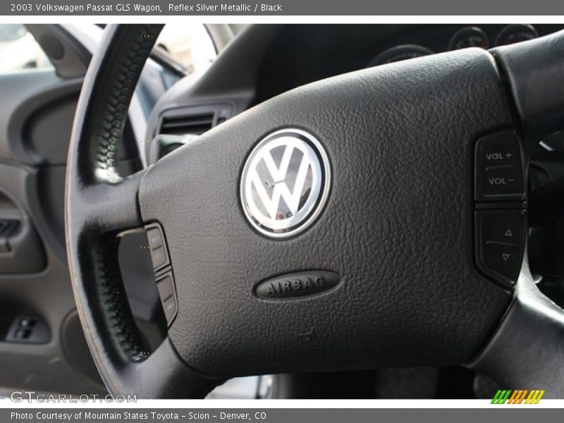 Reflex Silver Metallic / Black 2003 Volkswagen Passat GLS Wagon