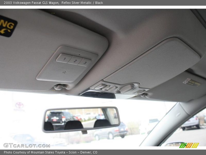 Reflex Silver Metallic / Black 2003 Volkswagen Passat GLS Wagon