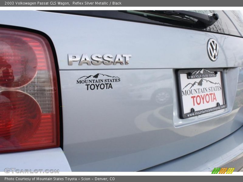 Reflex Silver Metallic / Black 2003 Volkswagen Passat GLS Wagon