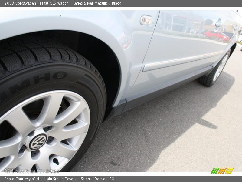 Reflex Silver Metallic / Black 2003 Volkswagen Passat GLS Wagon