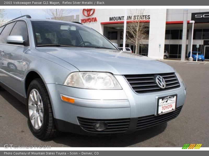 Reflex Silver Metallic / Black 2003 Volkswagen Passat GLS Wagon