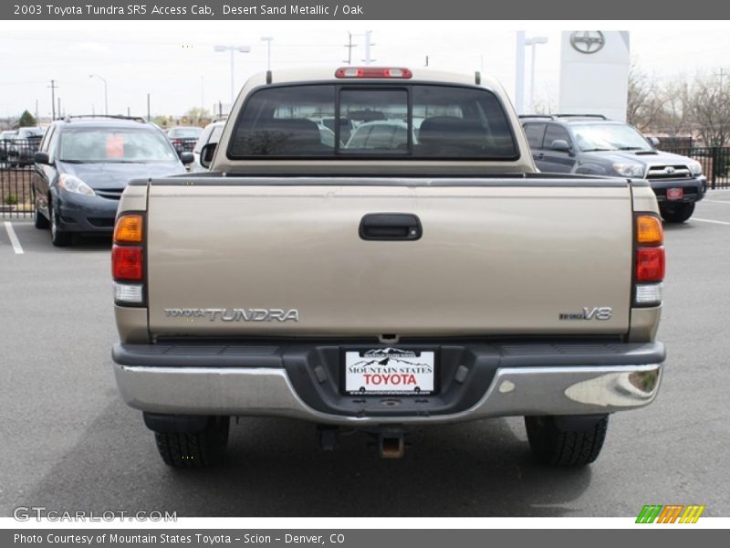 Desert Sand Metallic / Oak 2003 Toyota Tundra SR5 Access Cab