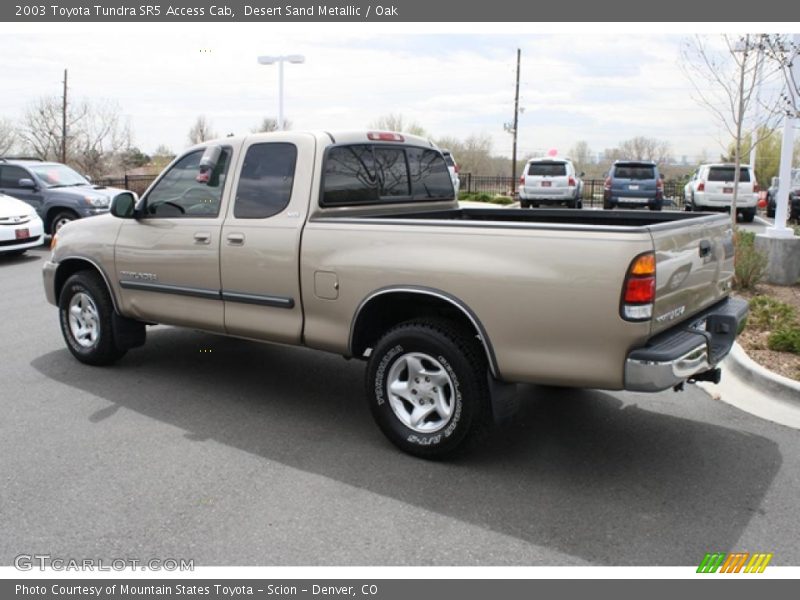 Desert Sand Metallic / Oak 2003 Toyota Tundra SR5 Access Cab